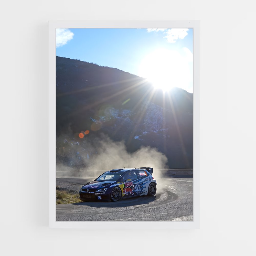 Poster Rallye Énergique – affiche Volkswagen (vue 3)